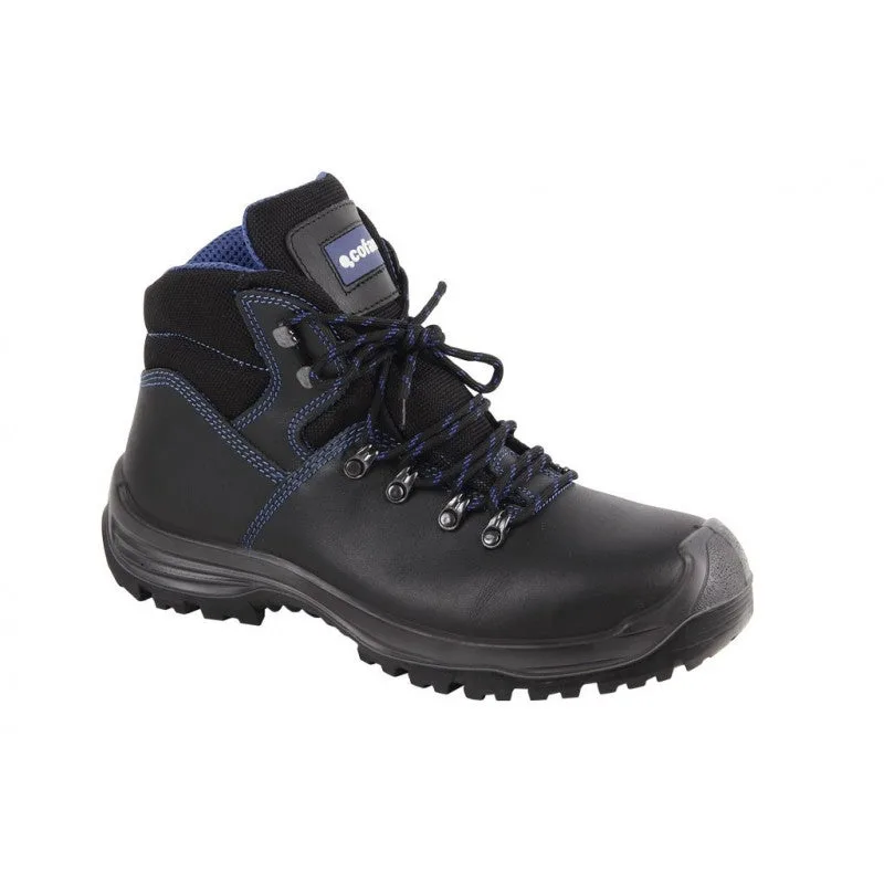 Bota de piel seguridad s-3 modelo dafne color negro con puntera de carbono light - tallas de 36 a 47 cofan