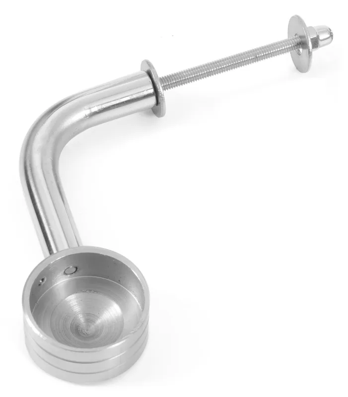 Soporte desplazado para tubo inoxidable 40 mm