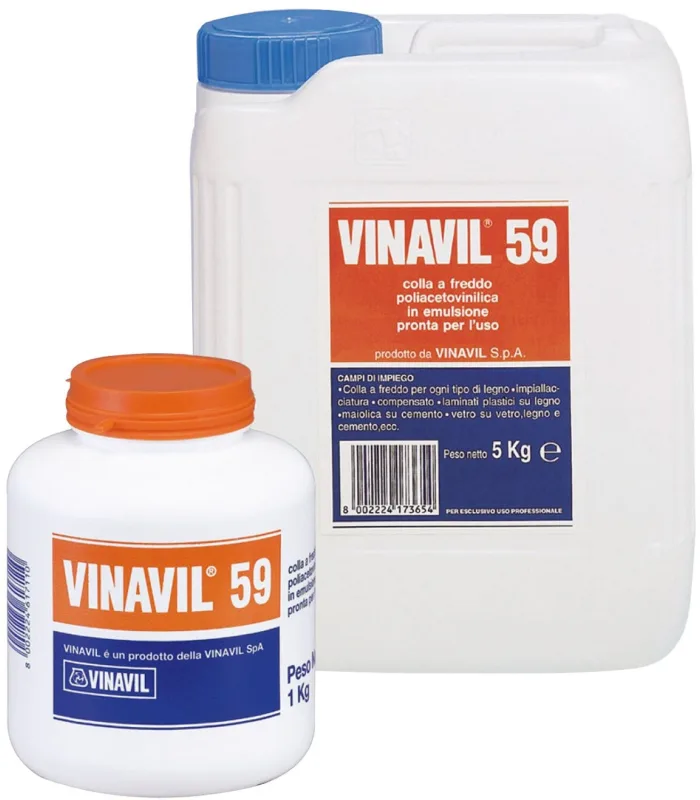 Vinavil 59 vinagre-pegamento vinílico en lata o bote - formato 5 kg