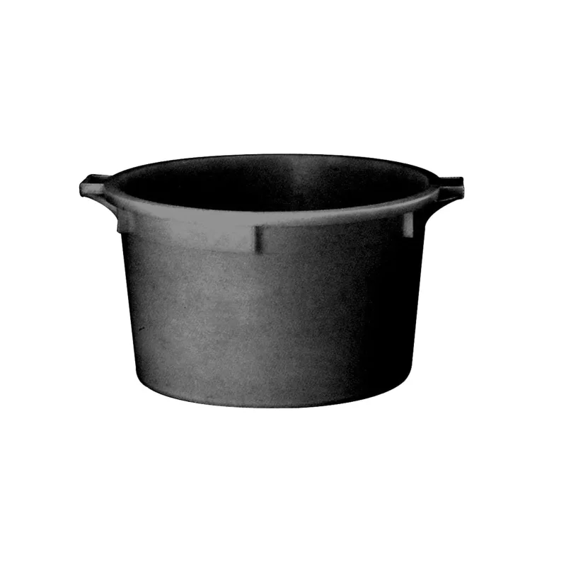 Cubo de plástico negro de 80 y 230 litros - modelo 80 lt.