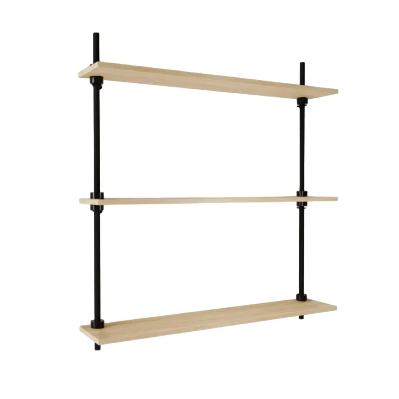 Estantería para pared decorativa de madera con 3 baldas ar shelving 92.5x82x17.5cm