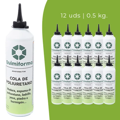 Cola de poliuretano adheforma pro - 0,5 kg. caja de 12 uds. -40%