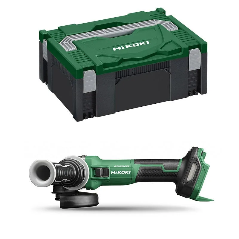 Hikoki cordless angle grinder g1813dve (18 v, 125 mm, m14, brushless, accessories, without battery and charger)