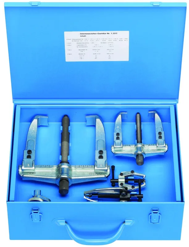 Gedore 1.32/2 jeu d'extracteurs intérieur et extérieur, 15 pièces