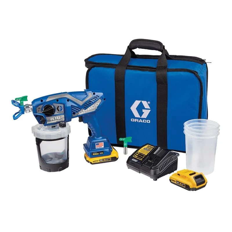 Pistola de batería graco ultra hh para acrílicos - 17m366