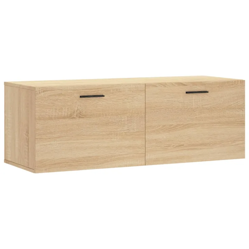 Maison exclusive - armario de pared madera ingeniería roble sonoma 100x36,5x35 cm