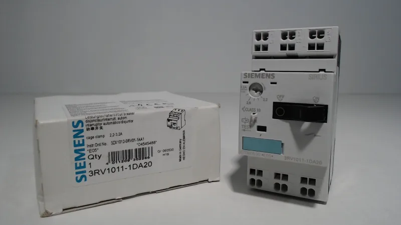 Interruptor tamaño s00 para protección de motor clase 10 liberación a 2,2-3,2 a liberación de cortocircuito 42 a terminal de resorte