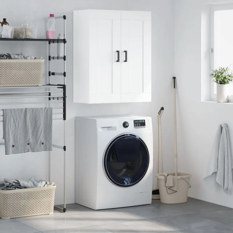 Maison exclusive - armario de pared madera de ingeniería blanco 69,5x34x90 cm