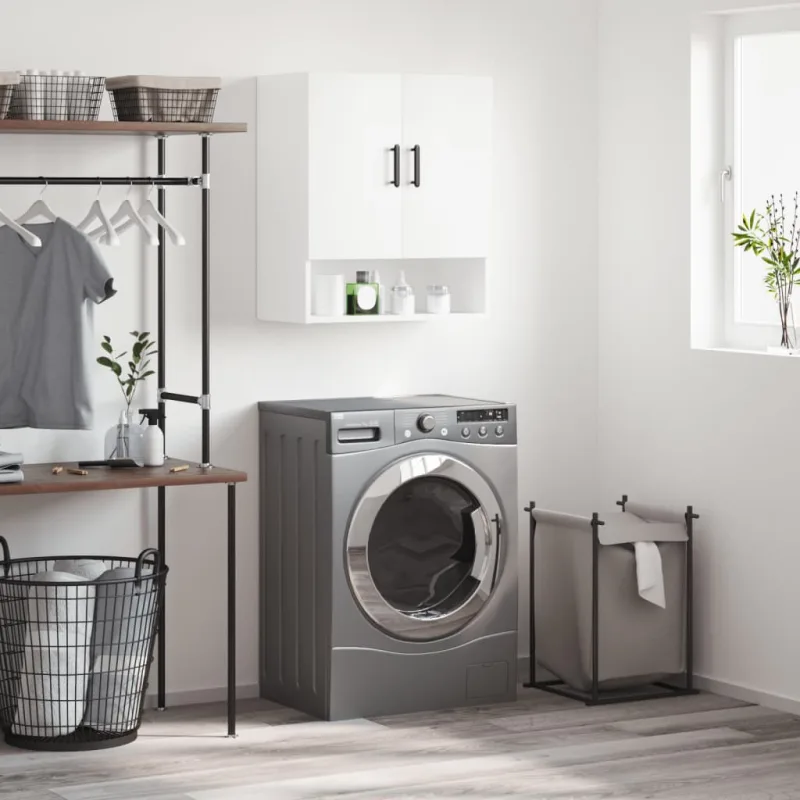 Maison exclusive - armario de pared madera de ingeniería blanco 60x31x70 cm