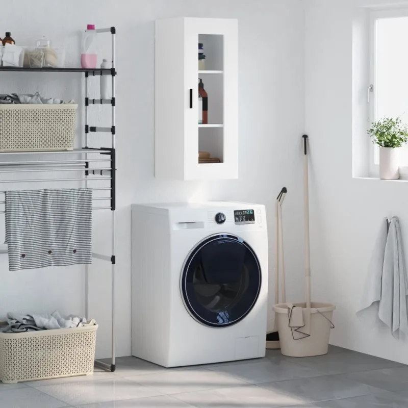 Maison exclusive - armario de pared blanco 34,5x34x90 cm