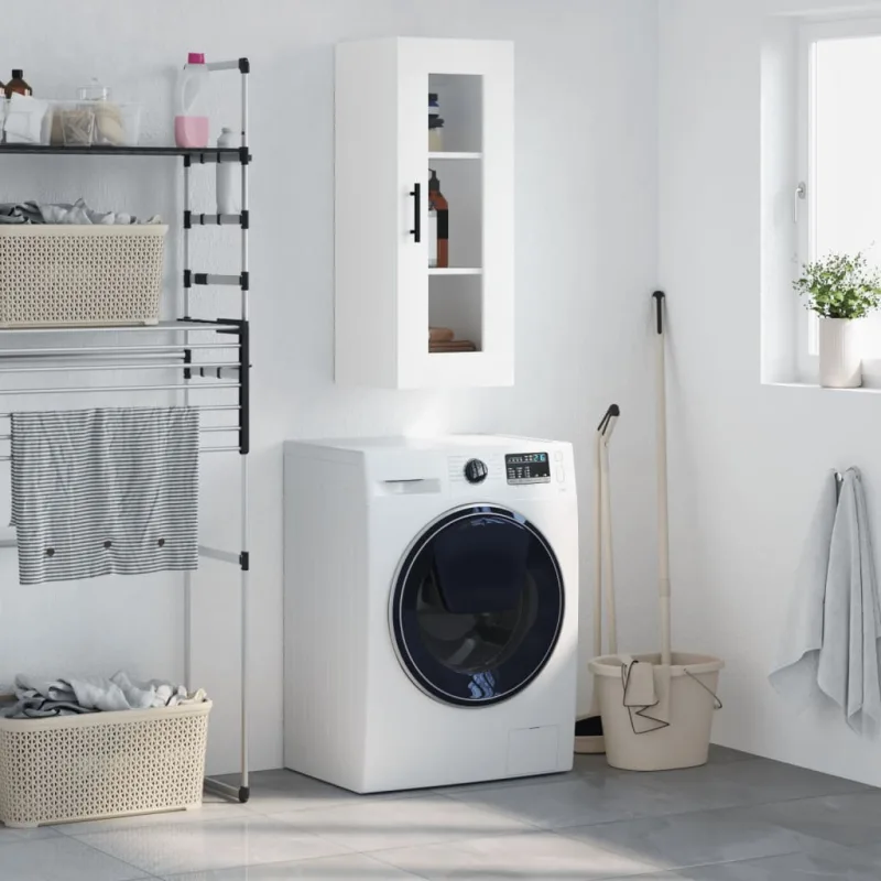 Maison exclusive - armario de pared blanco 34,5x34x90 cm