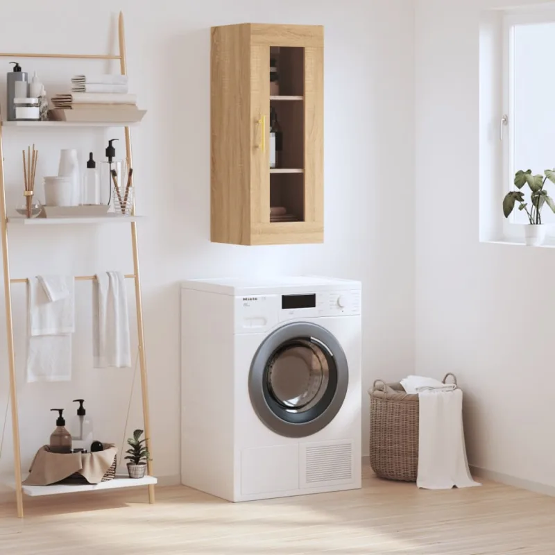 Maison exclusive - armario de pared roble sonoma 34,5x34x90 cm