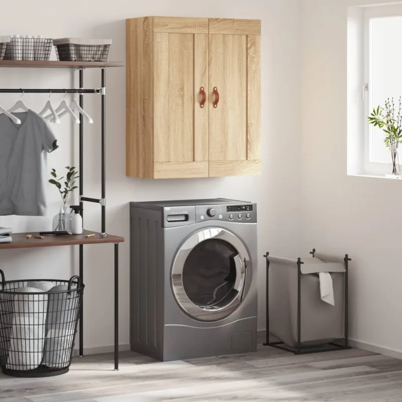 Maison exclusive - armario de pared madera ingeniería roble sonoma 69,5x34x90 cm