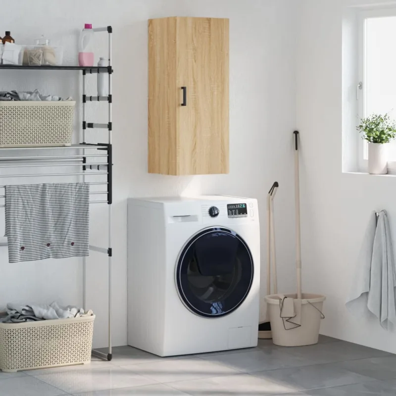 Maison exclusive - armario de pared roble sonoma 34,5x34x90 cm