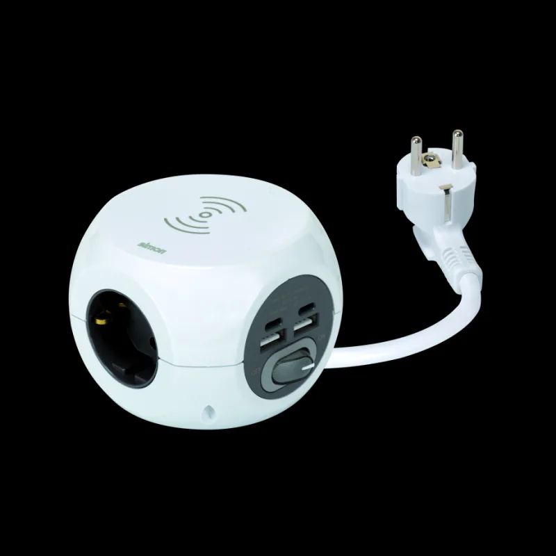 Base multicombi 3 tomas 4 usb a/c simon