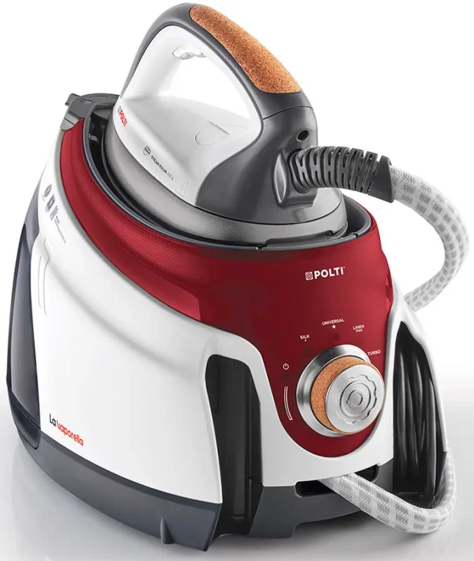 Polti xm82c plancha vapor-seco suela de aluminio 2350 w gris, rojo