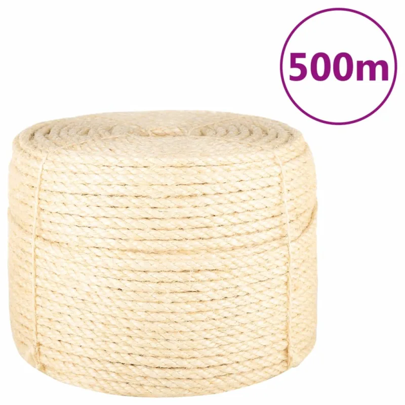 Cuerda 100% sisal 10 mm 500 m vidaxl