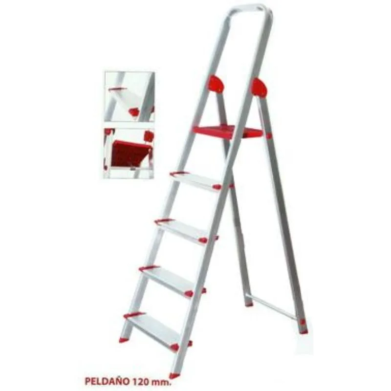 Escalera hogar elite 5 peldaños 12 cm