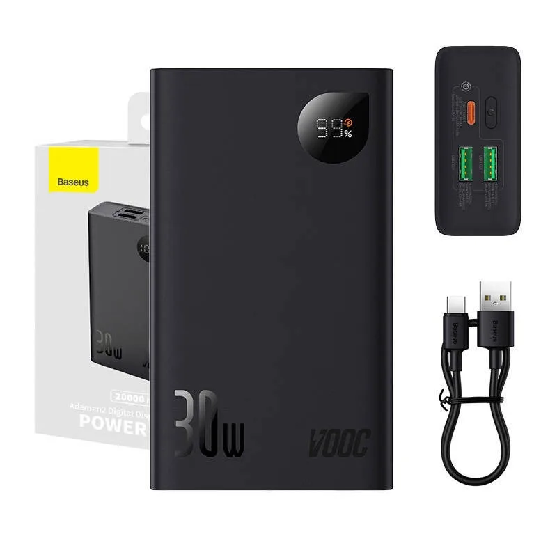 Power bank baseus adaman2 negro 20000 mah