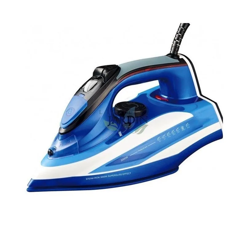 Plancha de vapor profesional 3000w nano cerámica, alta potencia y resultados impecables