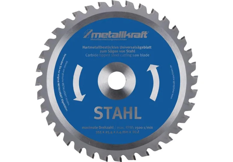 Metallkraft lame de scie circulaire à métaux acier d. de la lame de