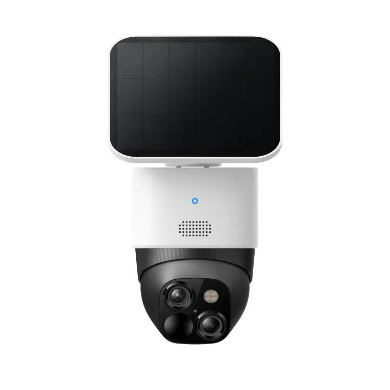 Cámara exterior wifi 360º doble foco con batería y panel solar 3k ip67 eufy s340