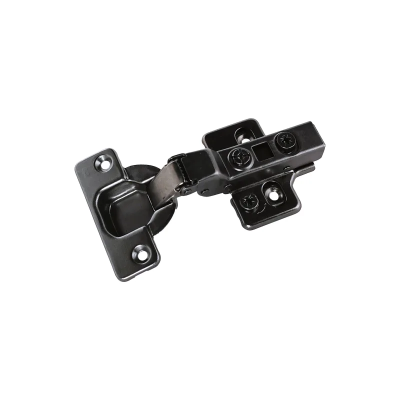 Bisagra de cazoleta acodado de hierro y 35 mm ø perforación