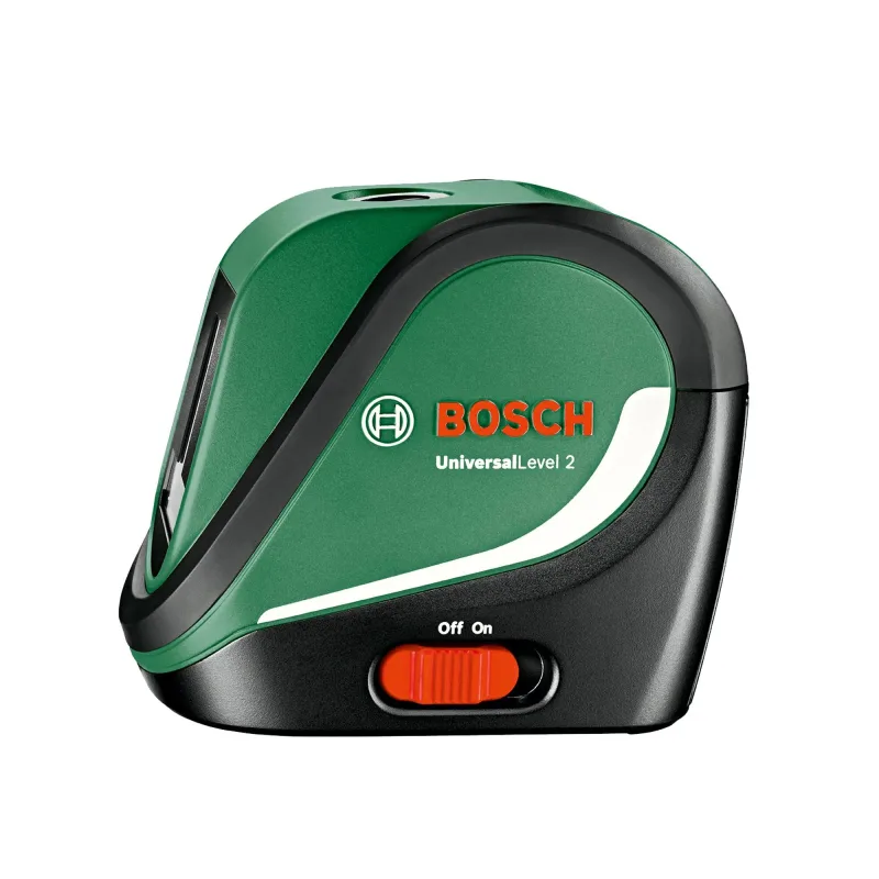 Nivel láser bosch universal level2 – cruz láser. puntos de plomada. alcance 10m.
