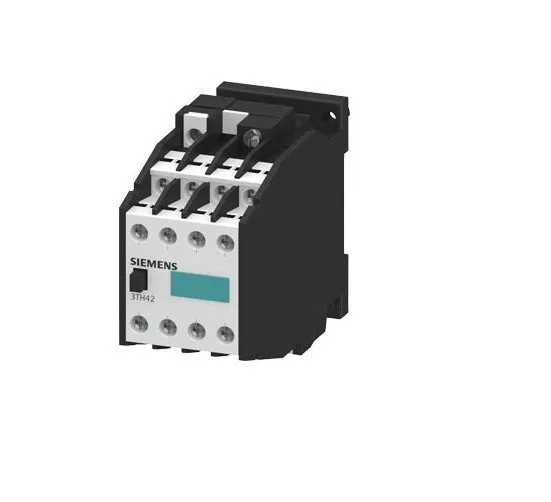 Contactor de relé, 62e, din en 50011, 6 n + 2 nc, funcionamiento con terminal de tornillo, ca 24 v, ca 50/60 hz