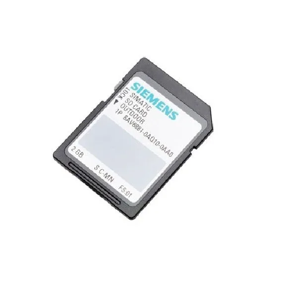 Tarjeta sd para exteriores simatic de 2 gb, tarjeta secure digital, para uso en interiores y exteriores, compatible con tia v16 o superior.