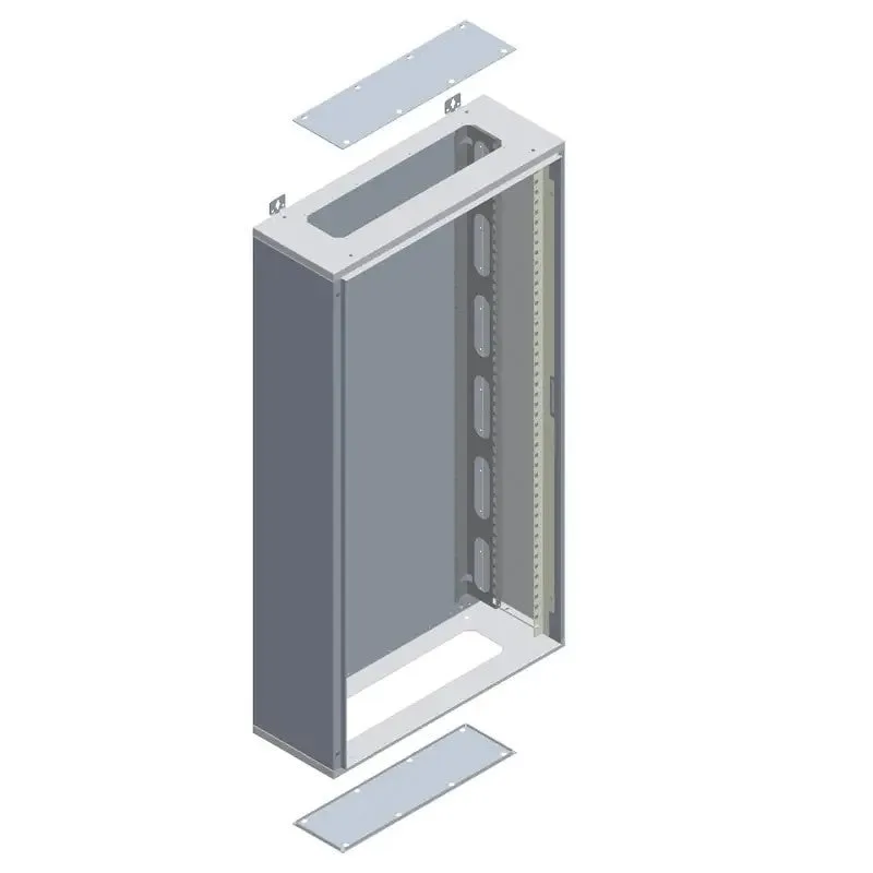 Cuadro de distribución de pared universal alpha 630, ip55, clase de protección 1, a=1200 mm, an=600 mm, pr=250 mm, sin puerta, ral 7035