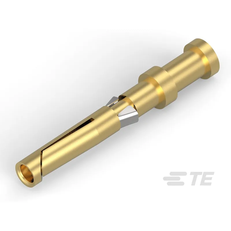 Conector hembra de contactos de crimpado de 18 awg dorado