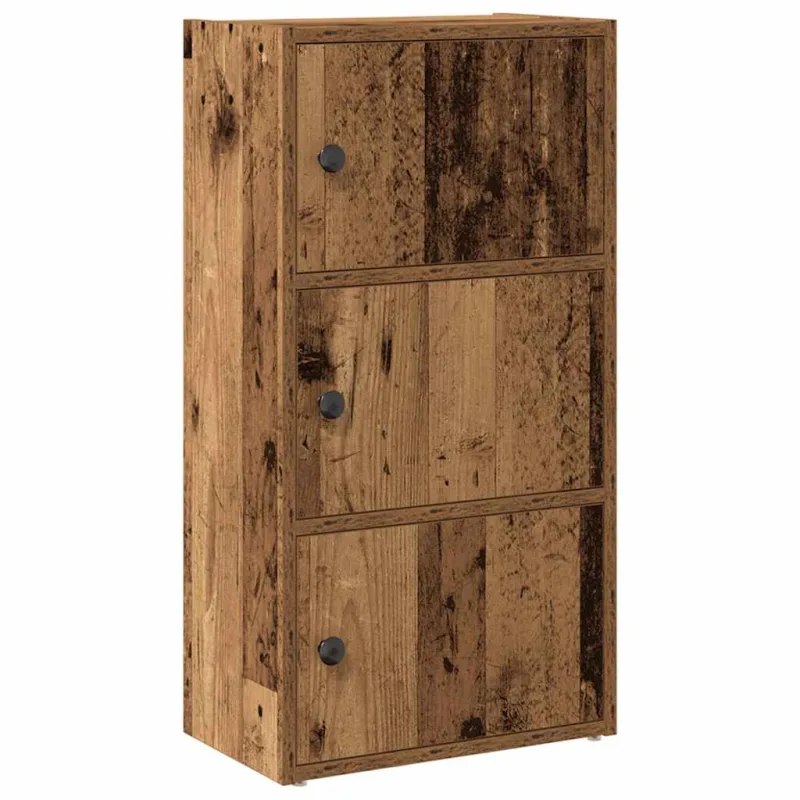 Estantería，librería，armario de libros madera de ingeniería color envejecido 40x24x77 cm cfw166906