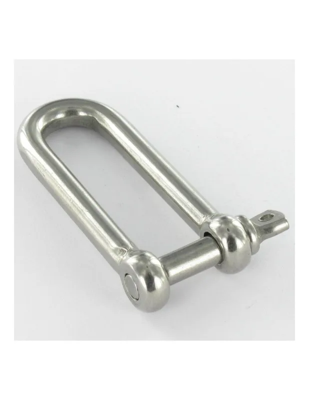 Grillete recta larga forjada inoxidable a4 diámetro 12