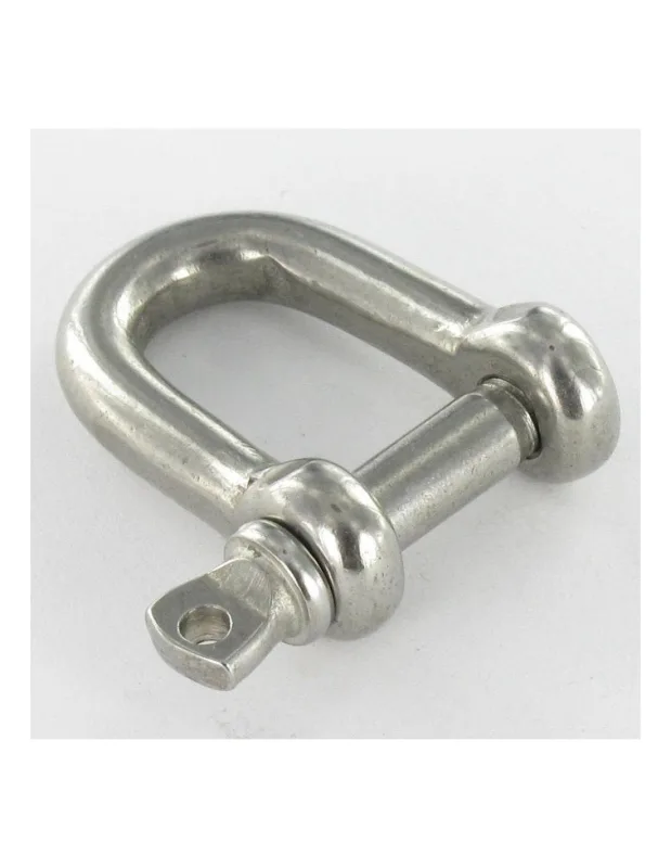 Grillete recta forjada inoxidable a4 diámetro 14