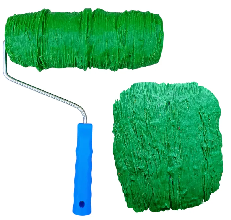 Rodillo + manopla texturizado para mortero, hormigón, tematización hormigón impreso estampado textura viga rustica