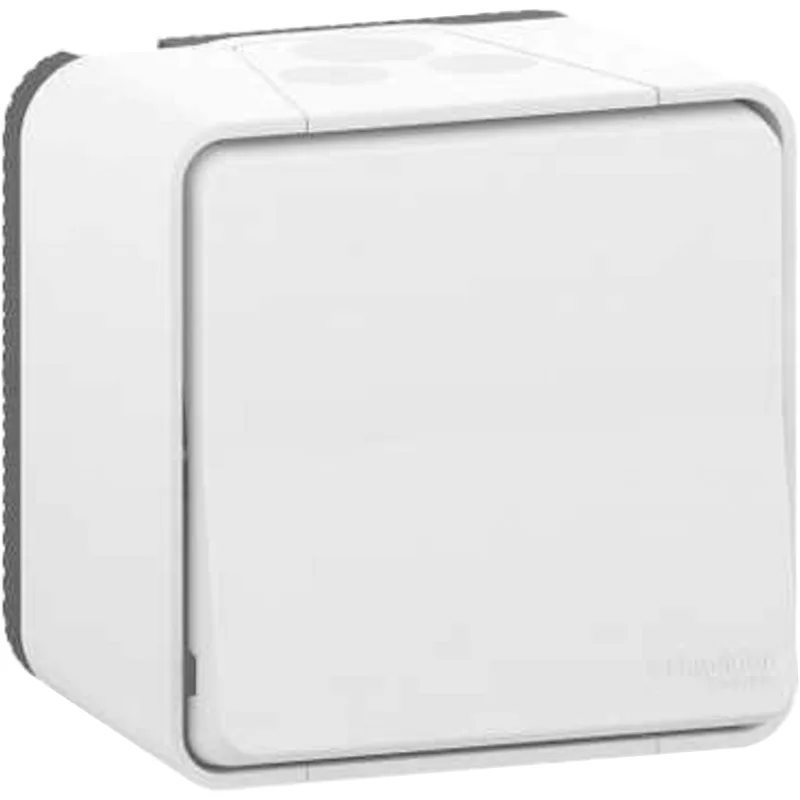 Interruptor schneider mureva superficie blanco