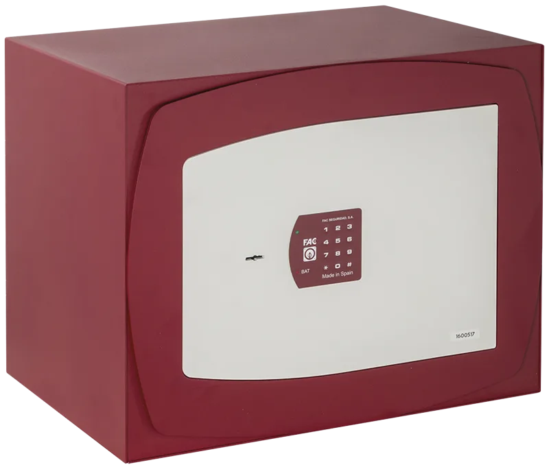 Caja fuerte de sobreponer fac red box 3-es 53.7x43.2x35 cm 25l