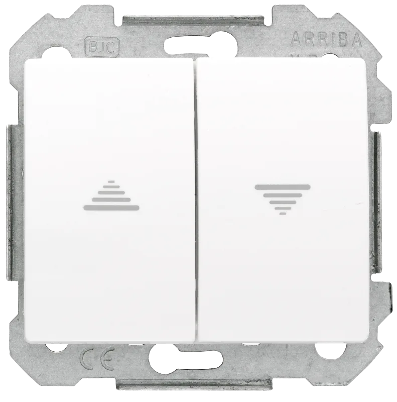 Interruptor de persiana bjc iris blanco
