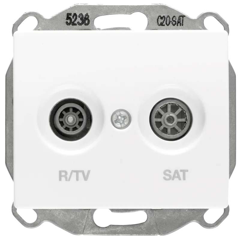 Toma de tv bjc iris blanco