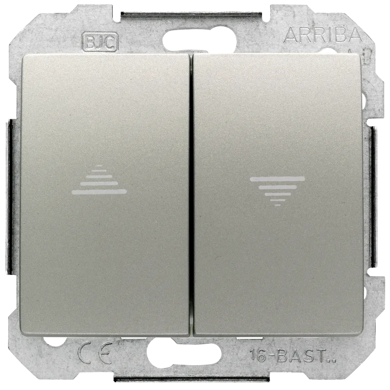 Interruptor de persiana bjc iris aluminio