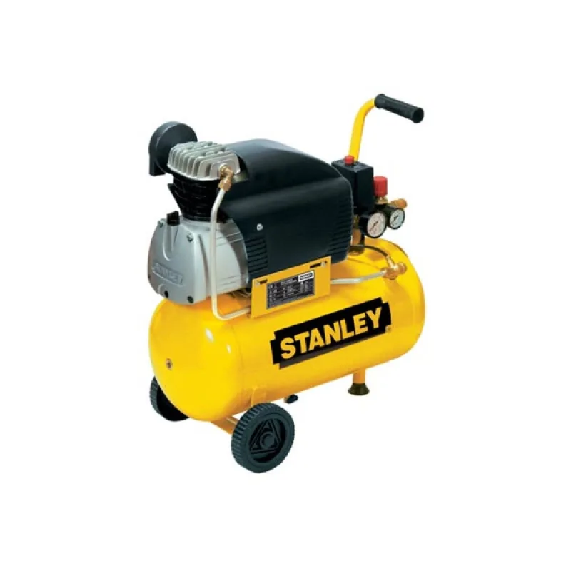 Stanley compresseur, compresseur d'air lubrifié, horizontal, 2 ch, 8 bar, cuve 24 l