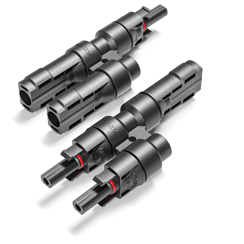 Conjunto conector solar doble xunklik-4-y-xunzel m/h 60a