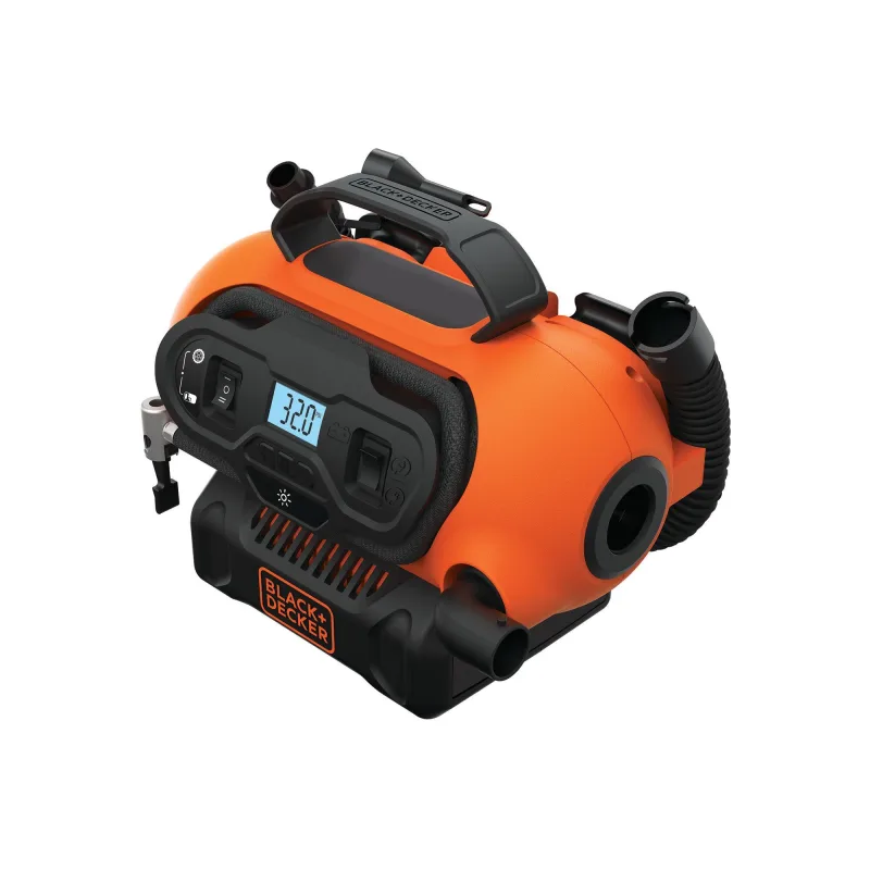 Black+ decker bdcinf18n compresor para 230v/12v/18v