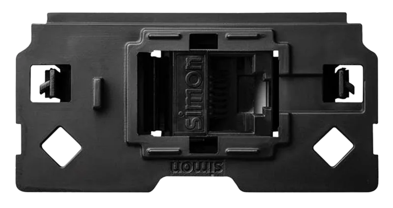 Toma de red cat6 simon 100 negro