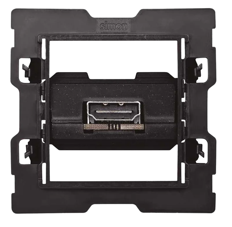 Toma hdmi simon 100 negro
