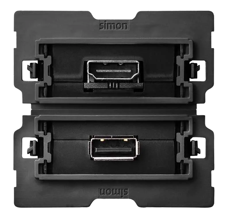 Toma de usb + hdmi simon 100