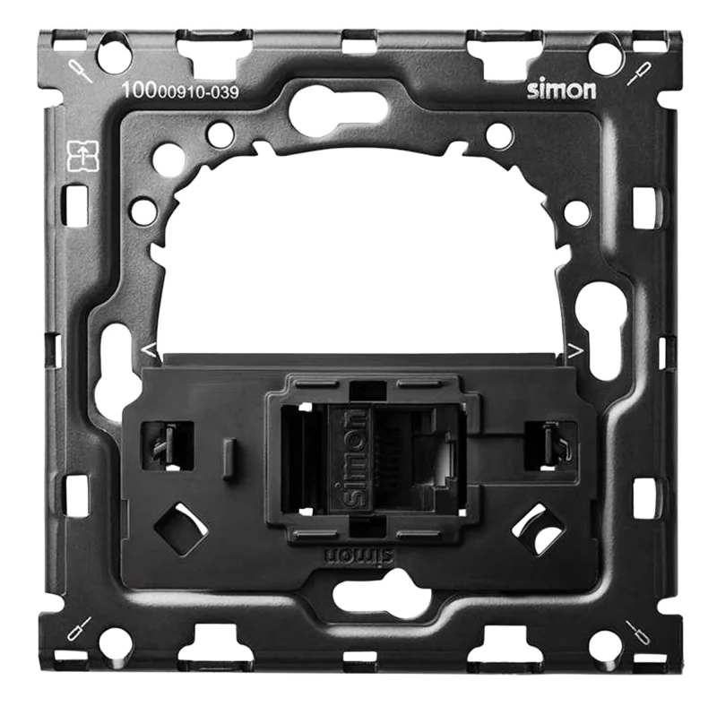 Kit enchufe toma rj45+bast simon 100