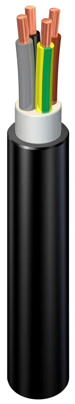 Manguera lexman h07rv-k negro 4x1,5 mm² 100 m