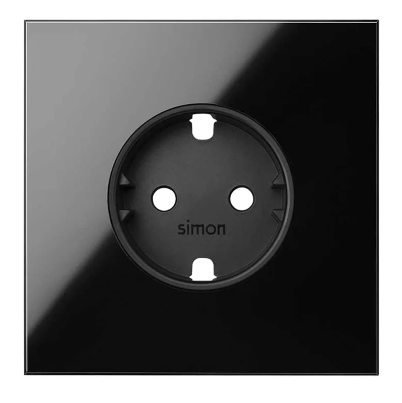 Kit enchufe frontal enchufe simon 100 negro